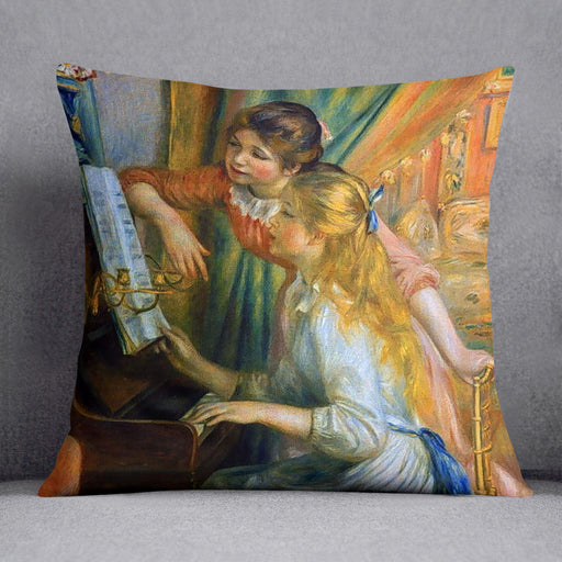 Girls at the Piano by Renoir Cushion