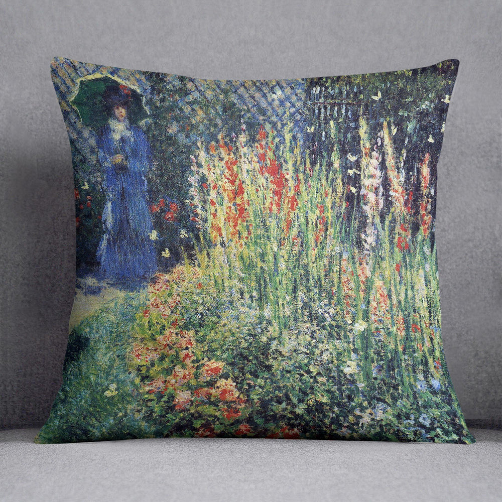 Gladiolas by Monet Cushion