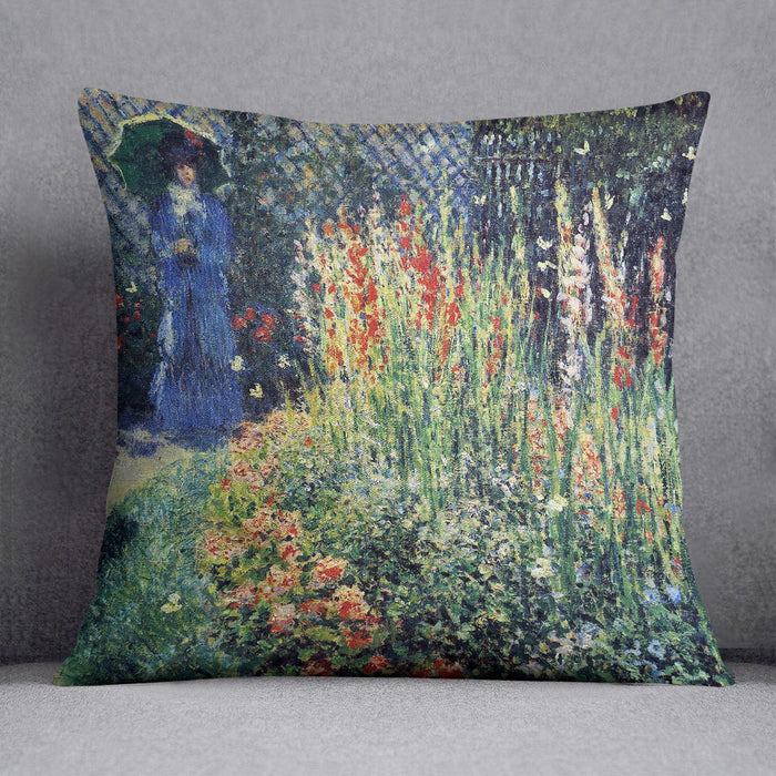 Gladiolas by Monet Cushion