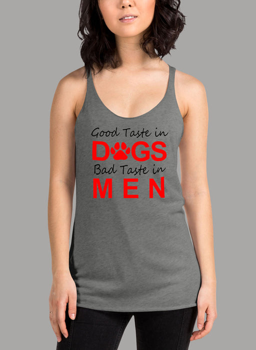 Good Taste In Dogs Black Women's Tank Top