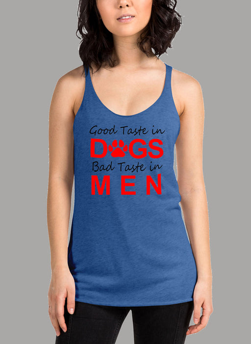Good Taste In Dogs Black Women's Tank Top
