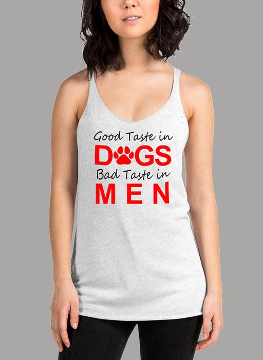 Good Taste In Dogs Black Women's Tank Top