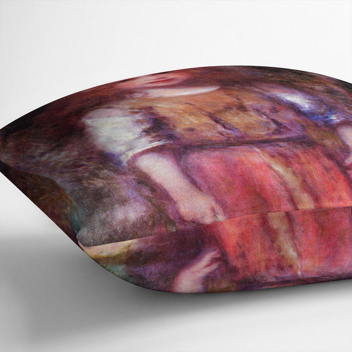 Gypsy girl by Renoir Cushion