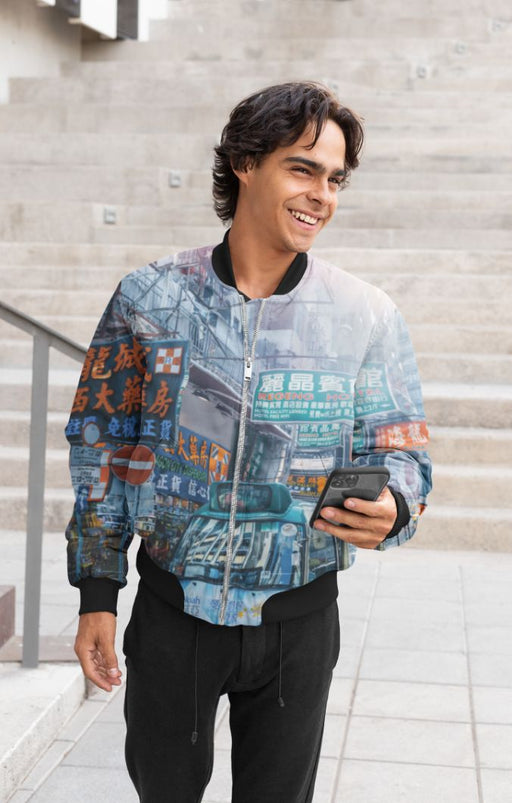 Hong Kong Signs Bomber Jacket