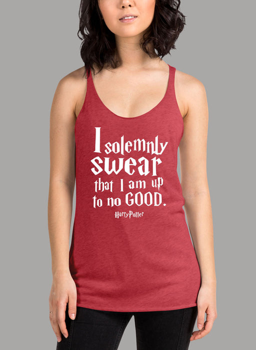 Harry Potter Hogwarts Marauder s Map I Solemnly White Women's Tank Top