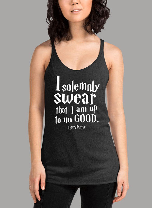 Harry Potter Hogwarts Marauder s Map I Solemnly White Women's Tank Top