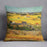 Harvest at La Crau with Montmajour in the Background by Van Gogh Cushion
