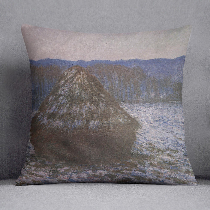 Haystacks 2 by Monet Cushion