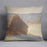 Haystacks snow morning by Monet Cushion