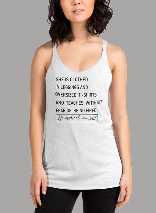 Homeschool Mom Black Women's Tank Top