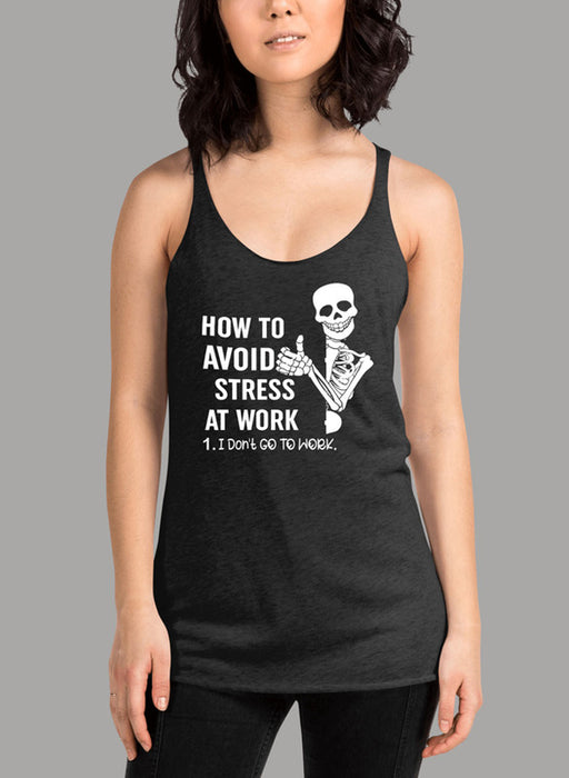 How To Avoid Stress Women's Tank Top
