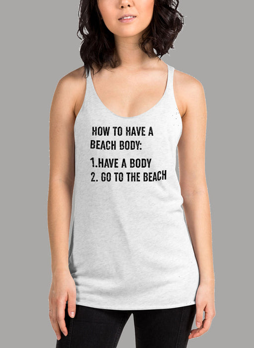 How to Have A Beach Body Black Women's Tank Top