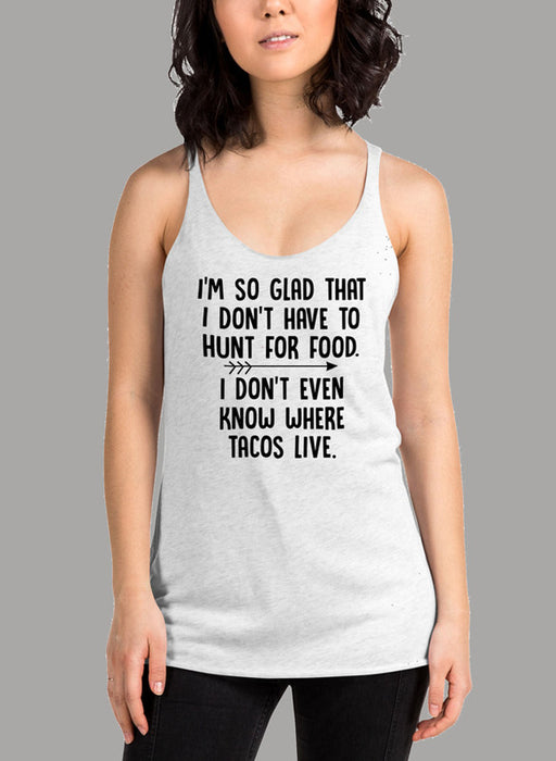 Hunt For Food Black Women's Tank Top