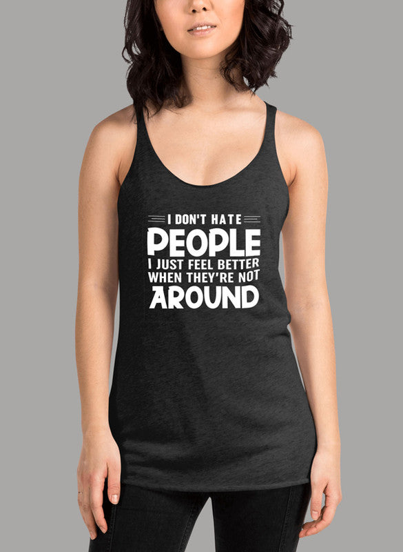 I Dont Hate People Women's Tank Top