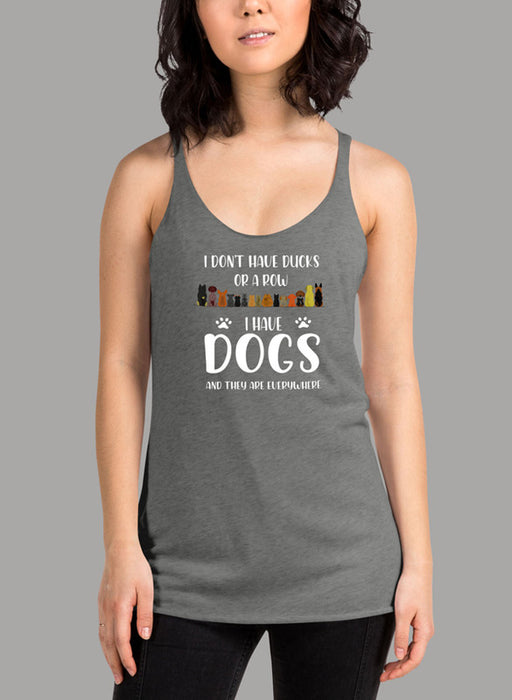 I Dont Have Ducks Or A Row Women's Tank Top