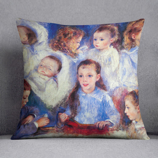 Images of childrens character heads by Renoir Cushion