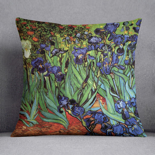 Irises 2 by Van Gogh Cushion