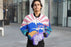 Japanesse Mountain Landscape Pop Color Vector Bomber Jacket