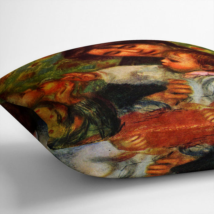 Jean Renoir and Gabrielle by Renoir Cushion