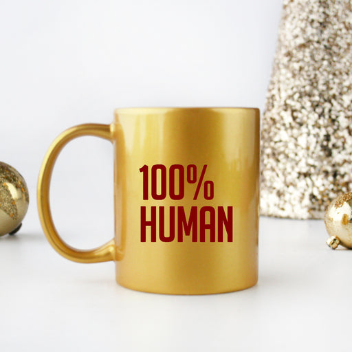 100% Human Gold & Silver Mug