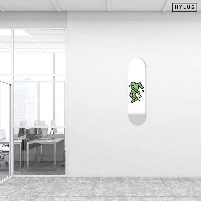 Joyful Green Skateboard