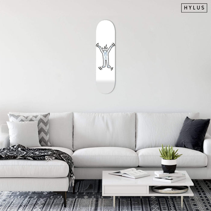Skeleton Blue Skateboard