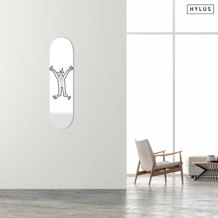 Skeleton Blue Skateboard
