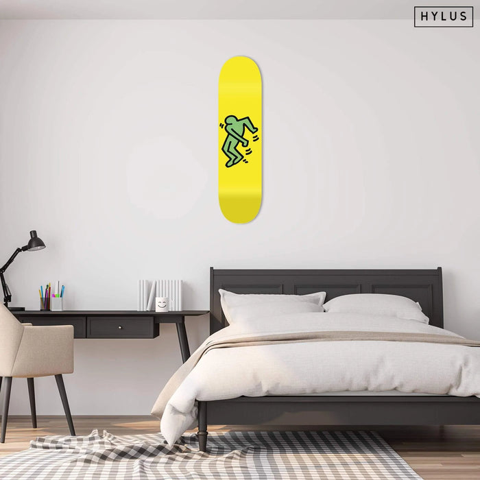 Happiness Green Skateboard