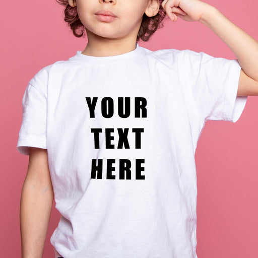 Personalized Kids Tee Shirt, Custom Kids Tee Shirt, With Your Own Text or Design, Handmade Custom Kids Heavy Cotton™ Tee