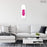Diamonds Pink Toy Figure Skateboard