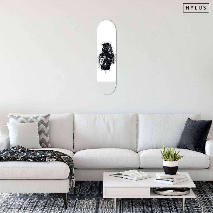 Luxury Grenade Black Skateboard