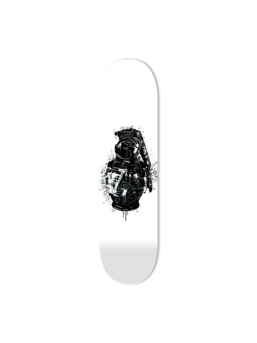Luxury Grenade Black Skateboard