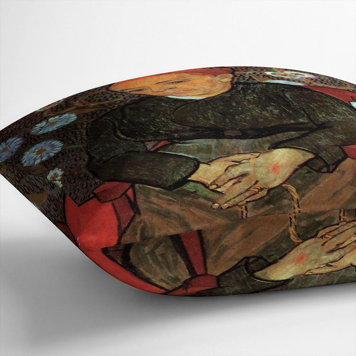 La Berceuse Augustine Roulin 2 by Van Gogh Cushion