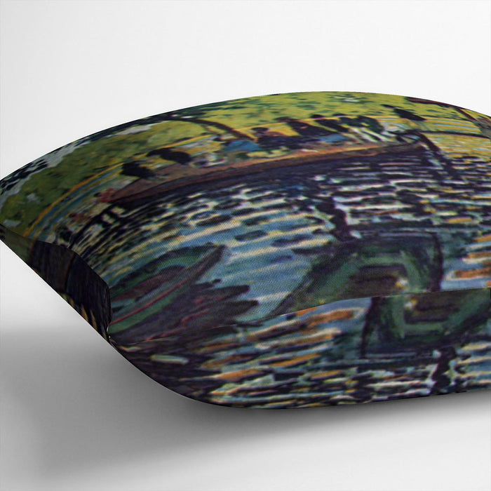 La Grenouillare by Monet Cushion