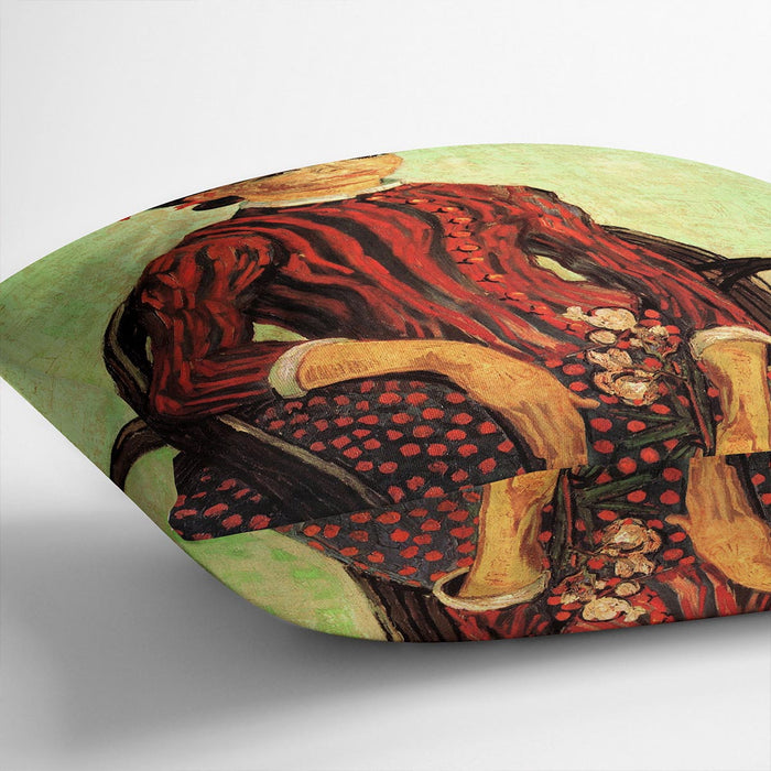 La Mousme Sitting by Van Gogh Cushion