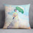 Lady with sunshade study by Monet Cushion