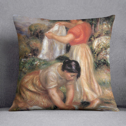 Laundresses 2 by Renoir Cushion