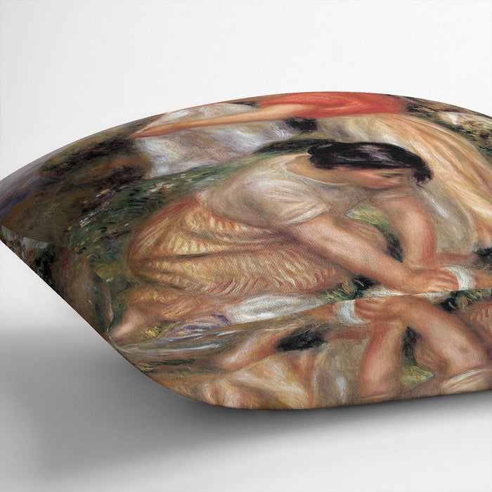 Laundresses 2 by Renoir Cushion