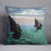 Le Havre exit the fishing boats from the port by Monet Cushion