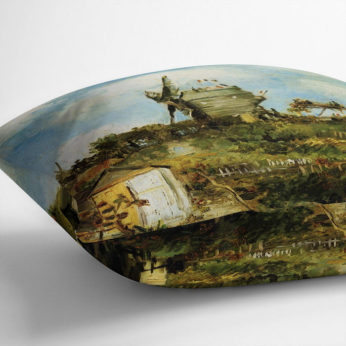 Le Moulin de la Galette by Van Gogh Cushion