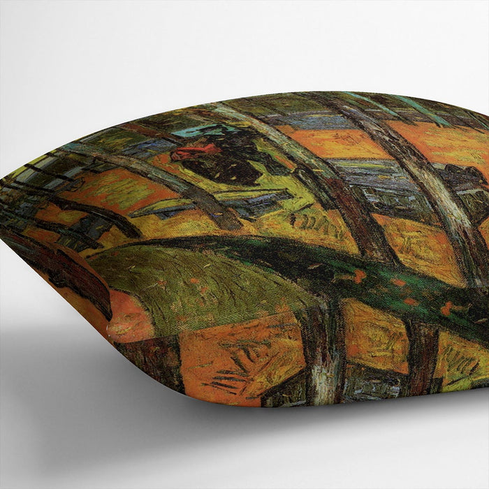 Les Alyscamps 2 by Van Gogh Cushion