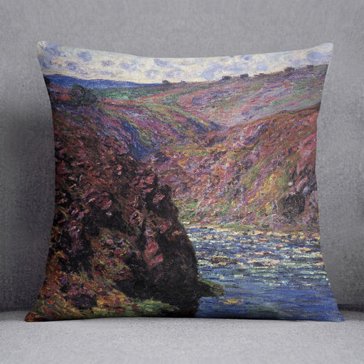Les Eaux Semblantes in the sunlight by Monet Cushion