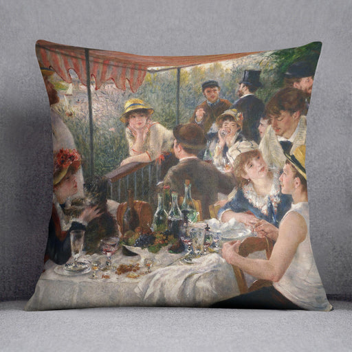 Luncheon of the Boating Party by Renoir Cushion