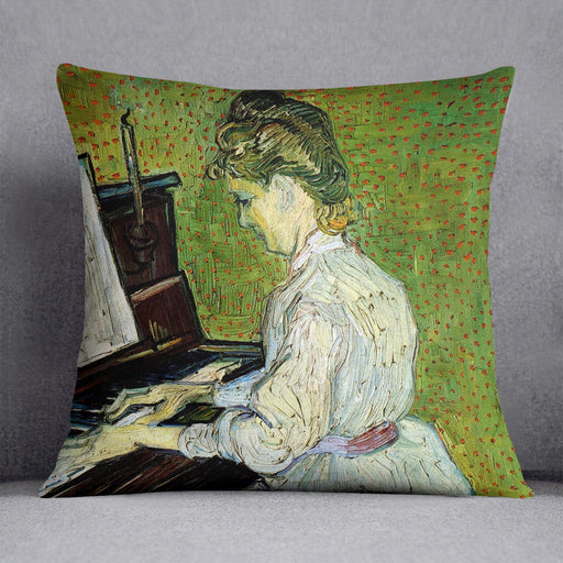 Marguerite Gachet at the Piano by Van Gogh Cushion
