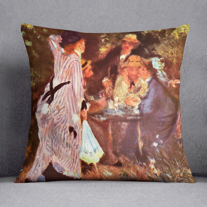 Moulin de la Galette by Renoir Cushion