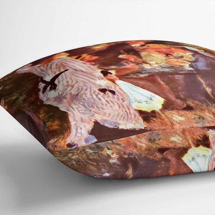 Moulin de la Galette by Renoir Cushion