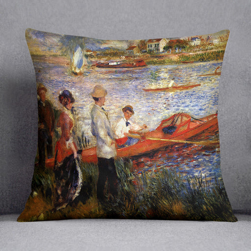 Oarsman of Chatou by Renoir Cushion