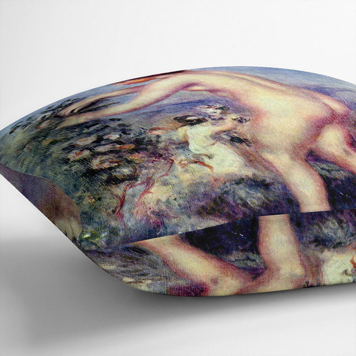 Ode to flower after Anakreon by Renoir Cushion