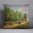 Outskirts of Paris Road with Peasant Shouldering a Spade by Van Gogh Cushion
