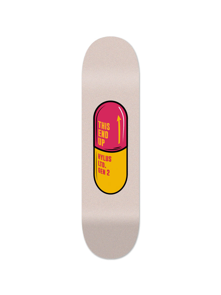 Pill Red Skateboard